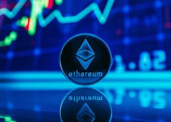Financial graph showing rising investment trends in cryptocurrency and blockchain technology.