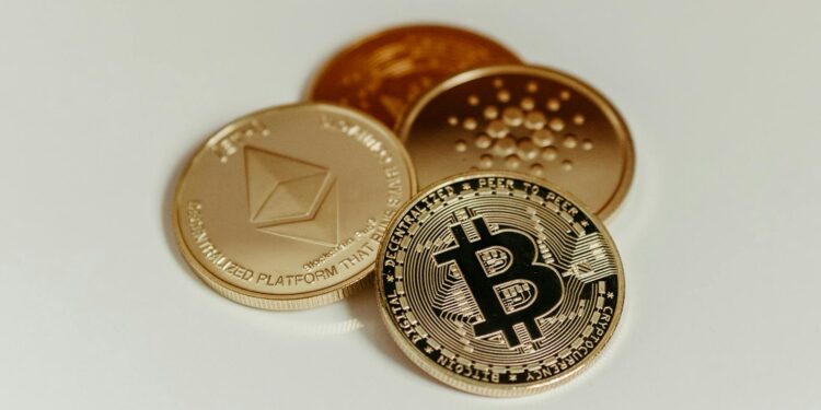 A cryptocurrency symbol overlaid on a backdrop of UK Parliament, symbolizing regulation discussions.