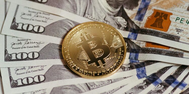A digital representation of cross-border payments using cryptocurrency technology.