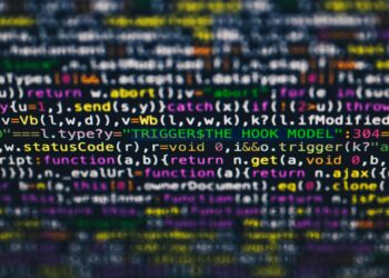 A digital illustration of AI algorithms analyzing cryptocurrency transactions on a computer screen.