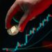 Financial graphs and cryptocurrency icons, symbolizing market growth in crypto capital.