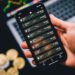 Graphical representation of stablecoin yield strategies in a decentralized finance platform.