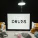 Irish police display seized Bitcoin in a secure environment following a drug-related investigation.