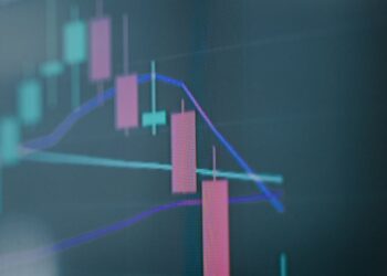A digital graphic showing a collapsing financial chart with USR stablecoin logo.