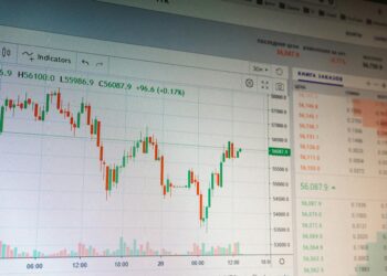 Bitcoin price chart showing upward trend near $70K with market cap indicators below.