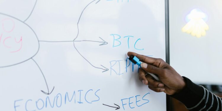 Visual representation of Solana cryptocurrency with a zero-fee staking concept and yield percentage.