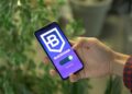 Close-up of digital wallet interface showcasing cryptocurrency transaction options.