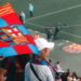 FC Barcelona players in jerseys alongside WhiteBIT branding, symbolizing crypto collaboration.