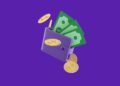 Graphical representation of Solana coins with a Marinade logo and staking concept.