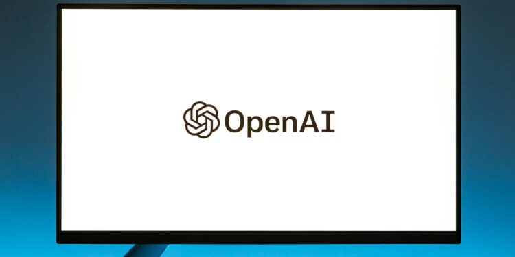 Coinbase logo displayed on a digital screen with AI graphics symbolizing enhanced security measures.