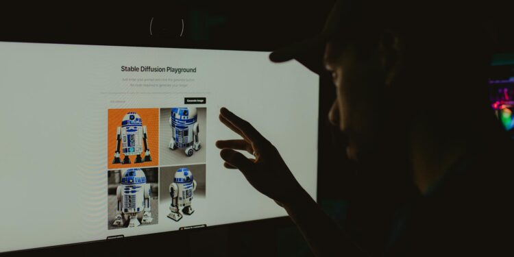 An AI-generated avatar showcased in a digital interface for creating photorealistic videos.