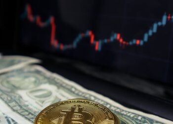 Economic graphs and charts illustrating currency fluctuations and public sentiment on dollarization.