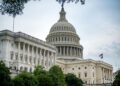 House Republicans gathered in Congress, discussing the blocked war powers resolution on Iran.