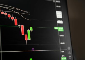 A stock market chart showing a sharp decline in Betsson shares.