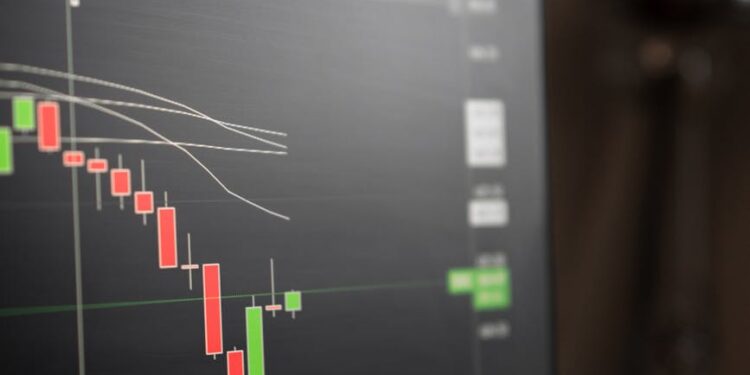 Graph showing XRP price trend with a downward decline highlighted amidst ETF inflow metrics.