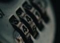 A close-up of a locked digital padlock symbolizing AI security concerns and regulations.