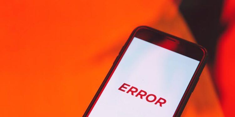 Technical glitch screen showing HTTP 429 error related to Bitcoin news feed.