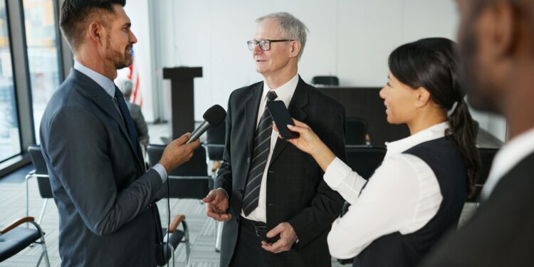 MARA Holdings executives at a press conference discussing Bitcoin resilience initiatives.