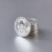 A close-up of Bitcoin coins stacked, symbolizing the financial error at Bithumb.