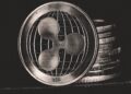 USDC coins stacked with Solana logo, representing cryptocurrency expansion and demand.