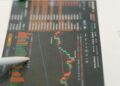 Chart showing Bitcoin price rise to $76K with Coinbase trading volume indicators.