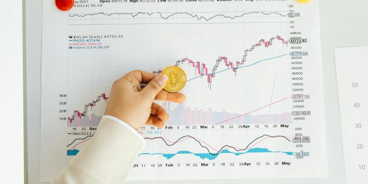 A graph showing rising trends in cryptocurrency presales and investor interest in April 2026.