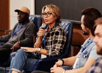 Panelists discussing cryptocurrency regulation at a roundtable in Washington, D.C.