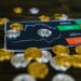 Financial charts and digital assets representing crypto treasury trading integration.