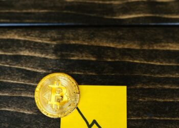 Graphs showing declining cryptocurrency values with a focus on financial losses.