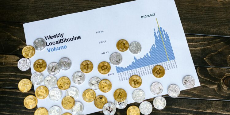 Graph showing stablecoin market growth with inflow figures in a financial context.
