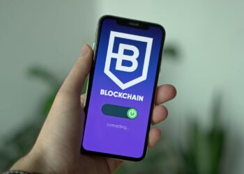 A digital illustration of a blockchain network symbolizing DeFi security measures.