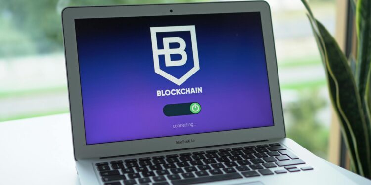 Uniswap logo overlayed on a digital blockchain background with DeFi elements.