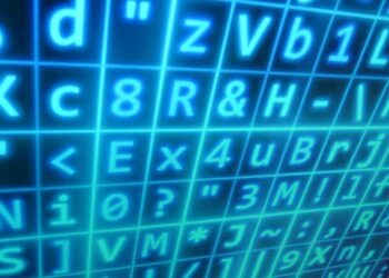 Ripple logo displayed on a digital screen with cybersecurity graphics in the background.