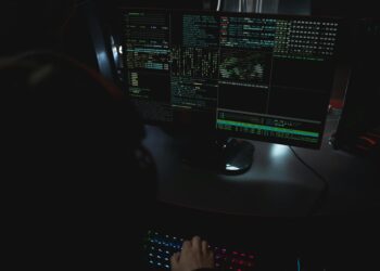AI interface showcasing cyber attack simulations on cryptocurrency networks.